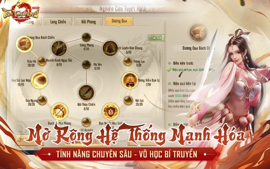 Tân Thiên Long Mobile МОД/Взлом [Много монет, Открытые уровни и Мега MOD] Screenshot 5