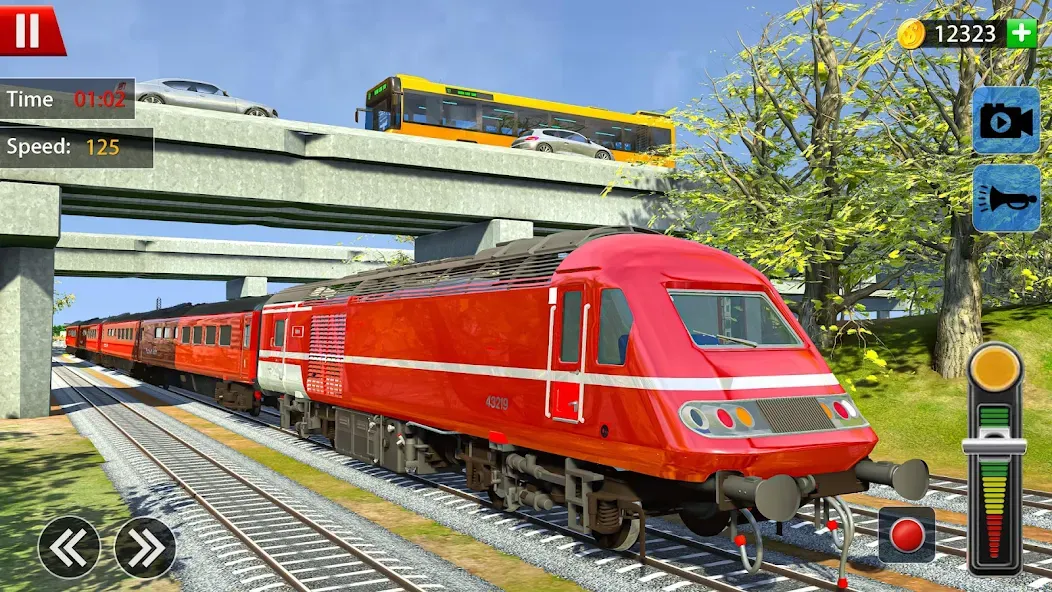 Train Driver Simulator Game МОД/Взлом [Меню, Бесконечные монеты и Открытые уровни] Screenshot 5