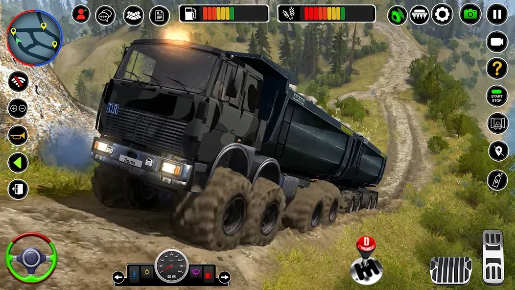 Offroad Mud Truck Simulator 3D МОД/Взлом [Много денег, Монет и Все открыто] Screenshot 1