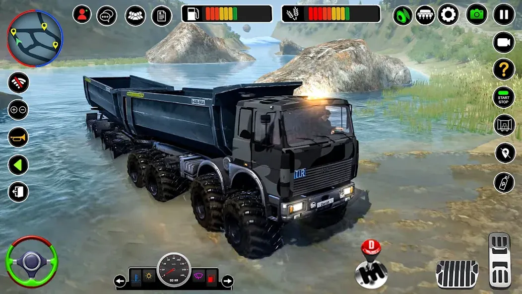 Offroad Mud Truck Simulator 3D МОД/Взлом [Много денег, Монет и Все открыто] Screenshot 2