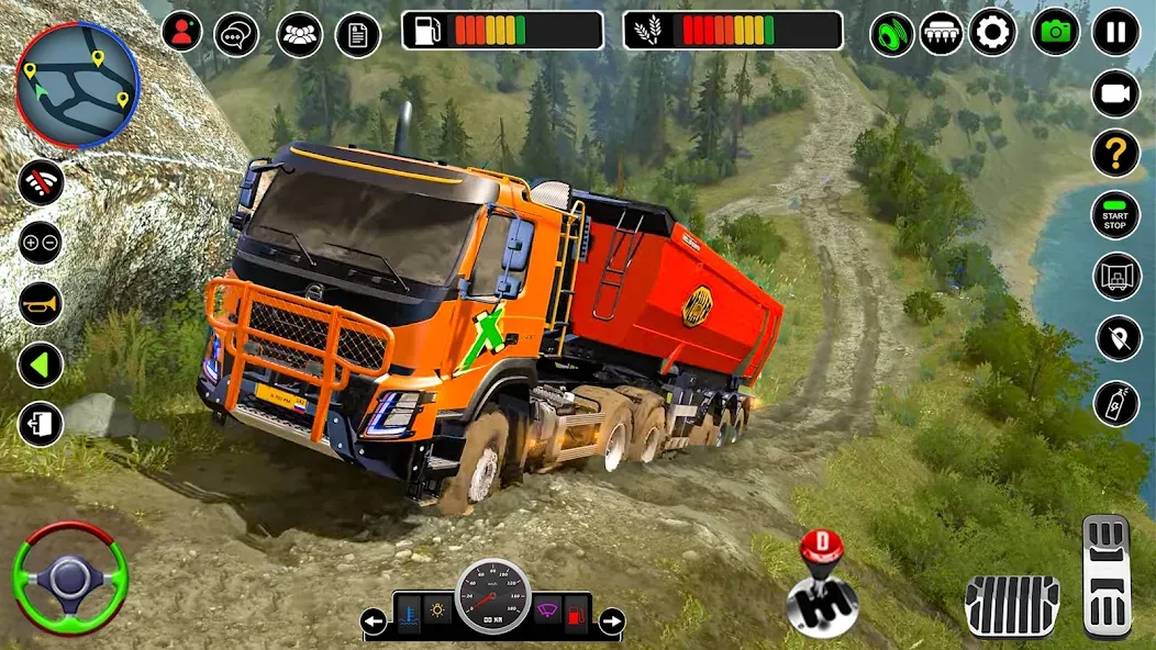 Offroad Mud Truck Simulator 3D МОД/Взлом [Много денег, Монет и Все открыто] Screenshot 3