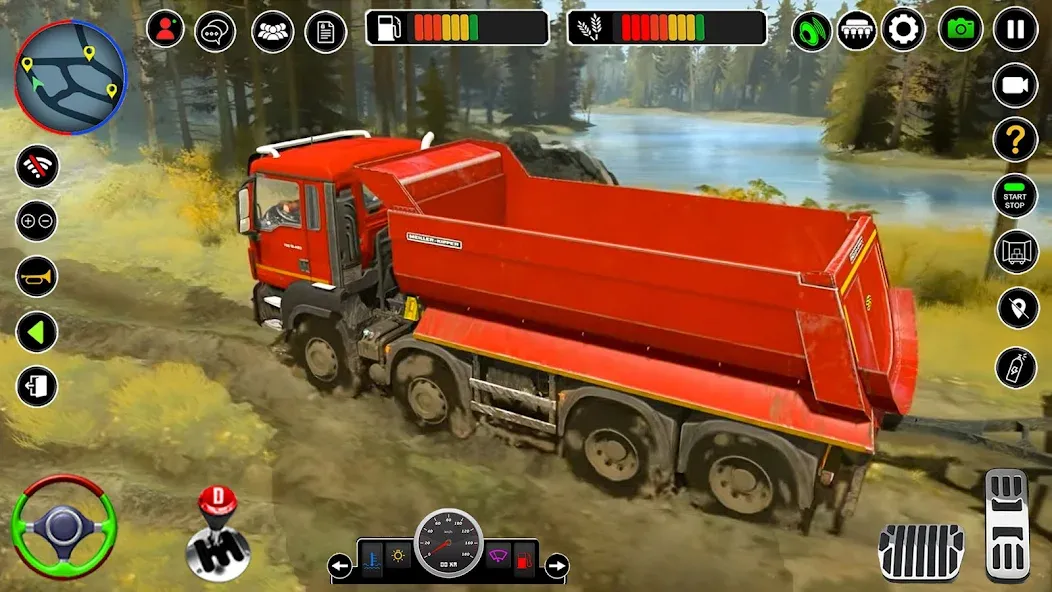 Offroad Mud Truck Simulator 3D МОД/Взлом [Много денег, Монет и Все открыто] Screenshot 4
