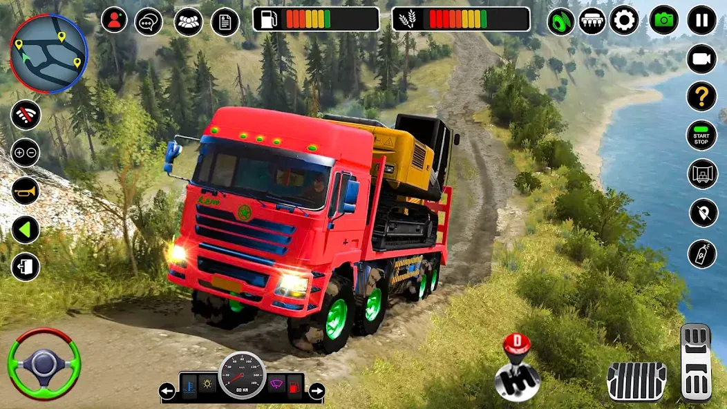 Offroad Mud Truck Simulator 3D МОД/Взлом [Много денег, Монет и Все открыто] Screenshot 5