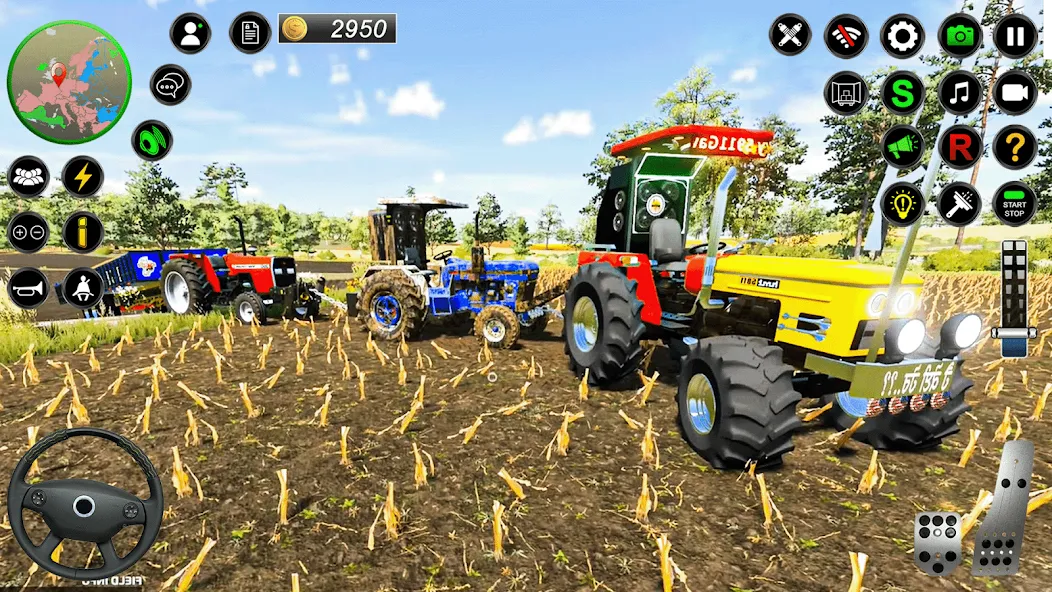 Real Farmer Tractor Drive Game (Фармер Трактор 3Д Фермерские Игры) МОД/Взлом [Все открыто, Дополнительные деньги и Меню MOD] Screenshot 4