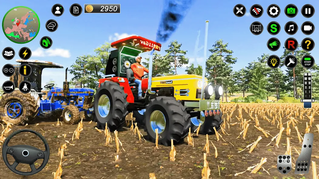 Real Farmer Tractor Drive Game (Фармер Трактор 3Д Фермерские Игры) МОД/Взлом [Все открыто, Дополнительные деньги и Меню MOD] Screenshot 5