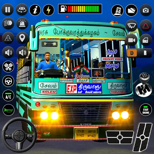 Real Passenger Bus Driving Sim МОД/Взлом [Меню, Бесконечные монеты и Открытые уровни] Screenshot 1