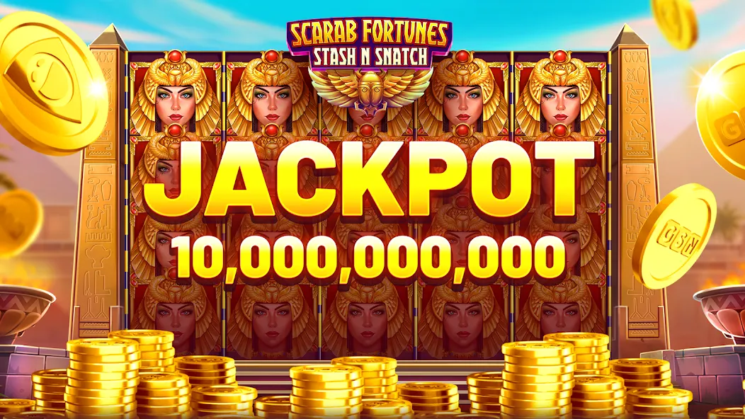 GSN Casino: Slot Machine Games (ГСН Казино) МОД/Взлом [Много денег, Монет и Все открыто] Screenshot 5