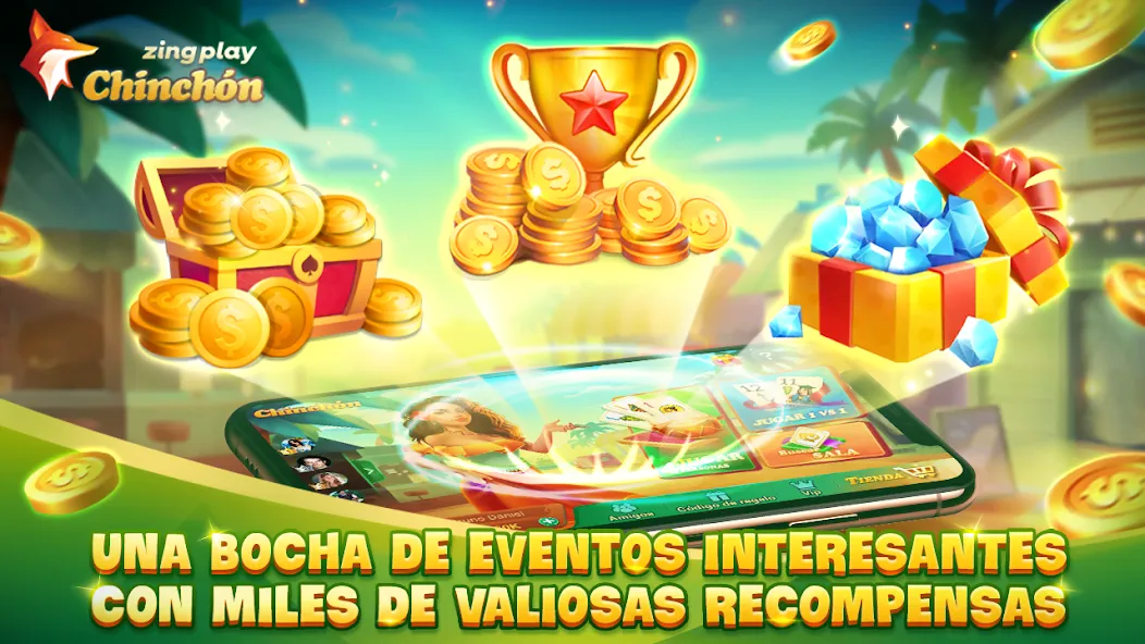 ChinChón Zingplay Juego Online МОД/Взлом [Меню, Бесконечные монеты и Открытые уровни] Screenshot 2