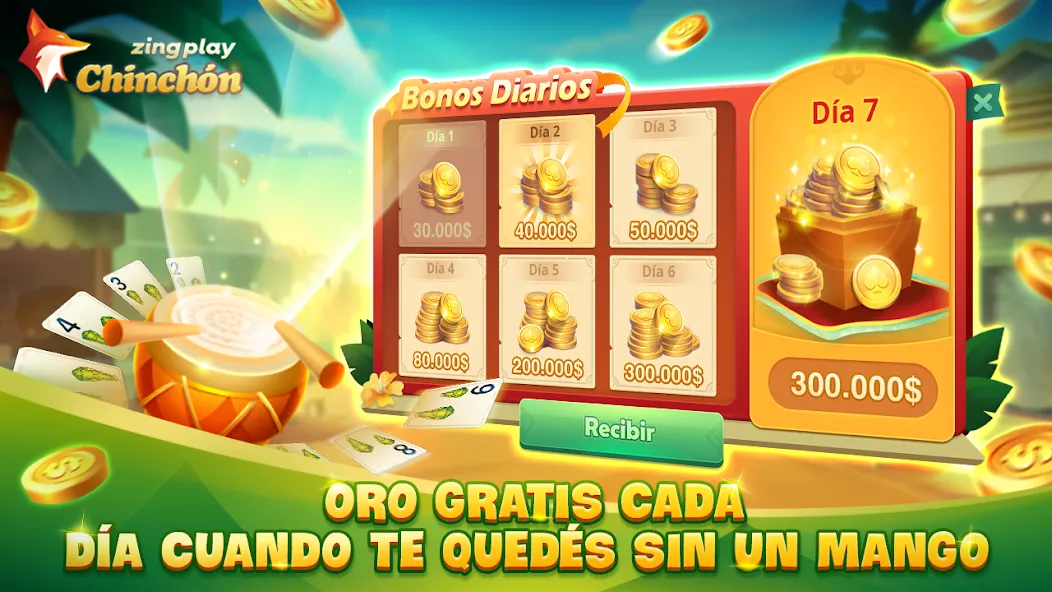 ChinChón Zingplay Juego Online МОД/Взлом [Меню, Бесконечные монеты и Открытые уровни] Screenshot 4