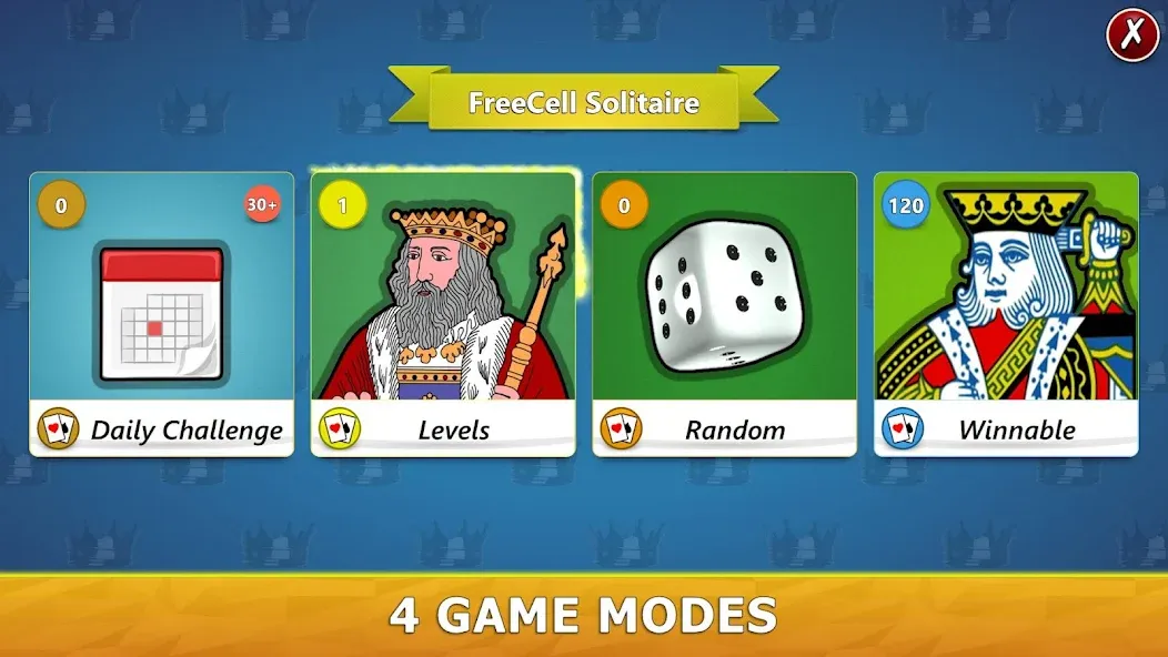 FreeCell Solitaire - Card Game МОД/Взлом [Бесконечные деньги, Монеты и Мега MOD] Screenshot 3