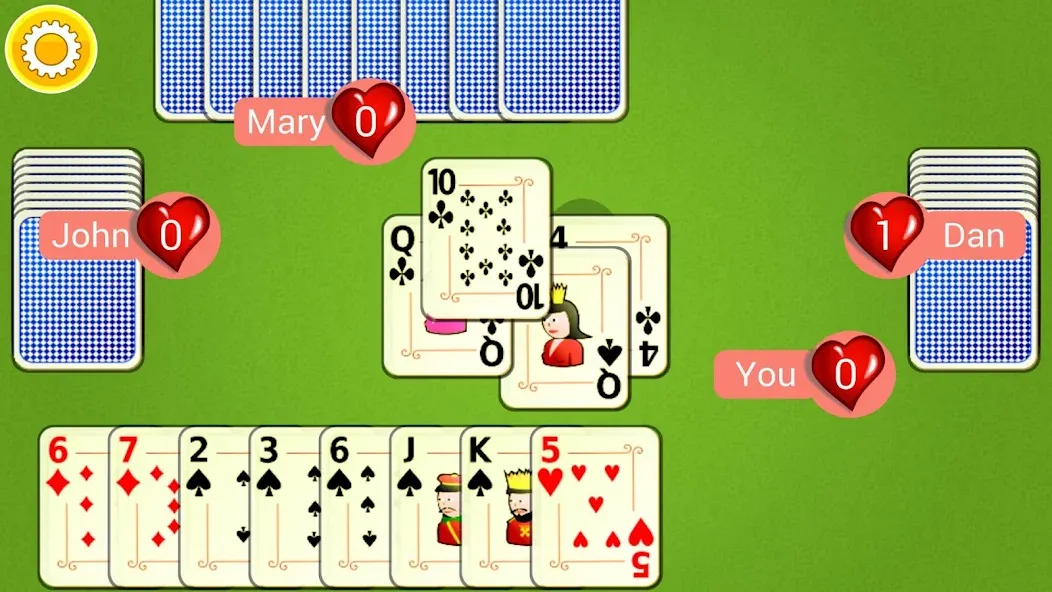 Hearts Mobile МОД/Взлом [Все открыто, Дополнительные деньги и Меню MOD] Screenshot 5