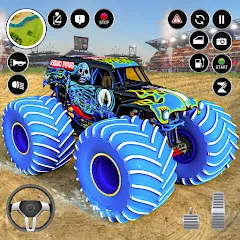 Скачать Extreme Monster Truck Game 3D Взлом (много денег) на Андроид
