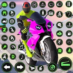 Скачать Взломанная Racing Bike Stunt Games Master на Андроид (много денег)