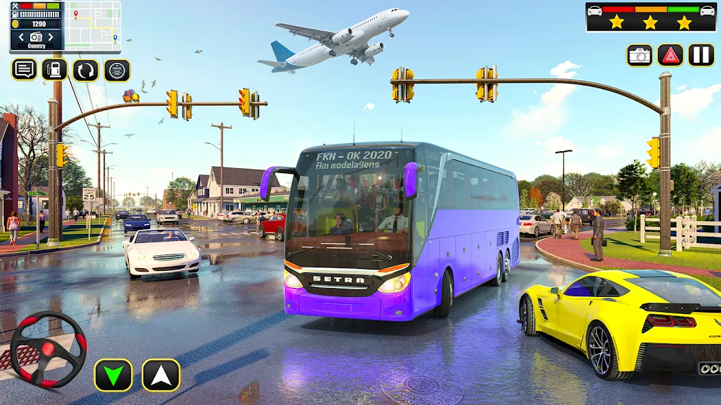 City Bus Simulator Bus Games (Сити Бас Симулятор Бас Игры) МОД/Взлом [Бесконечные деньги, Монеты и Мега MOD] Screenshot 2
