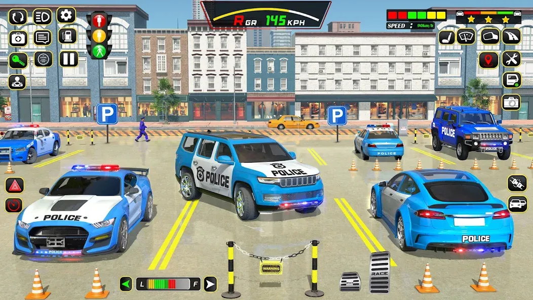 Police Car Driving School Game (Полицейская школа вождения автомобилей) МОД/Взлом [Много монет, Открытые уровни и Мега MOD] Screenshot 5