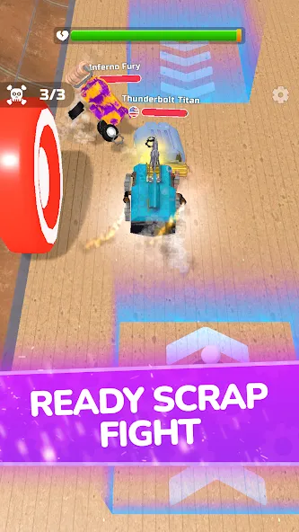 Scrap Robot Fighting (Скрап Робот Файтинг) МОД/Взлом [Все открыто, Дополнительные деньги и Меню MOD] Screenshot 3