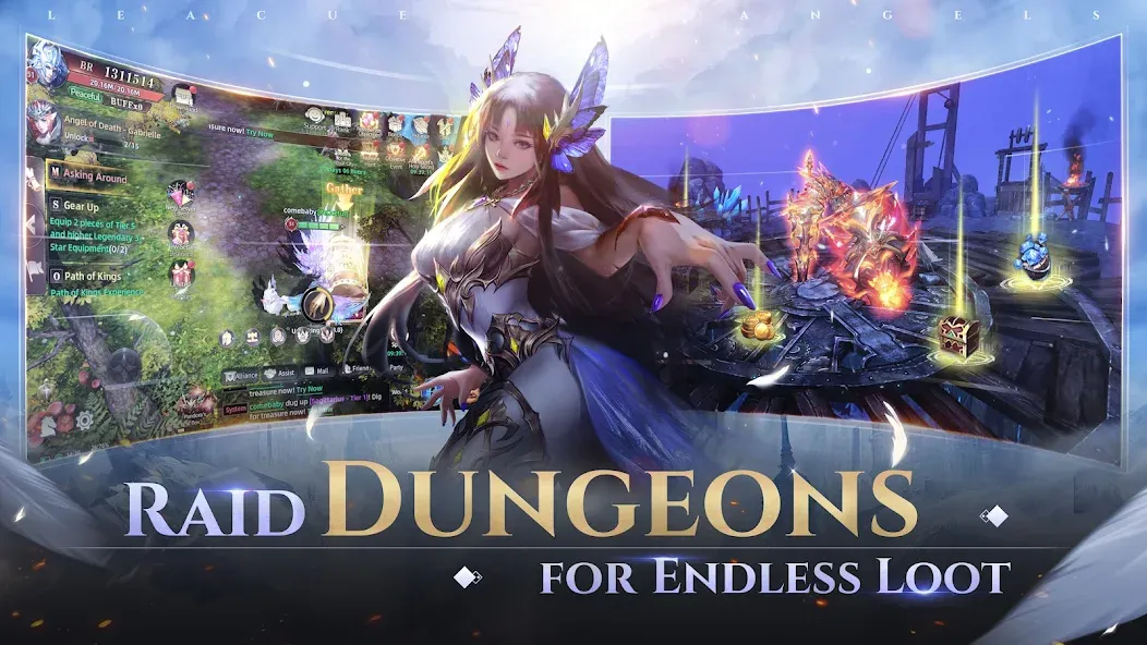 League of Angels: Chaos МОД/Взлом [Много монет, Открытые уровни и Мега MOD] Screenshot 5