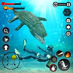 Скачать Hungry Animal Crocodile Games Взлом (Много денег) на Андроид бесплатно