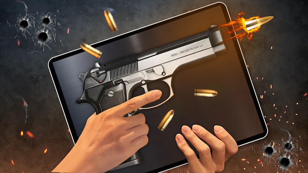 Gun Simulator 3D & Time Bomb МОД/Взлом [Много денег, Монет и Все открыто] Screenshot 1
