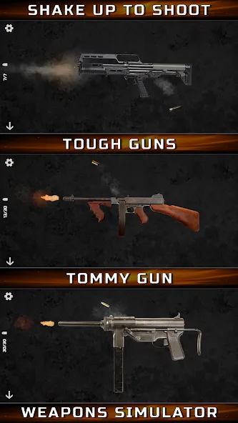 Gun Simulator : Tough Guns МОД/Взлом [Деньги, Монеты и Меню MOD] Screenshot 5
