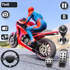 Скачать Spider Bike Stunt 3D Mega Ramp взлом на много денег и без рекламы на Андроид