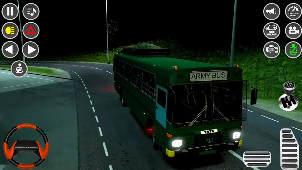US Military Coach Simulator 3D МОД/Взлом [Деньги, Монеты и Меню MOD] Screenshot 5