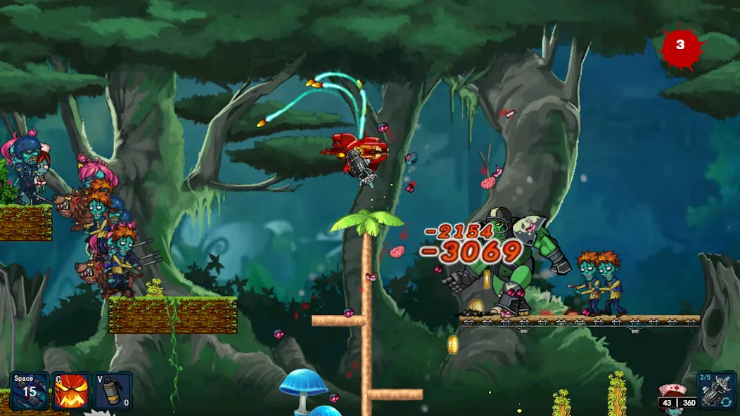 Zombie Killer: Doomsday Hero (Зомби Киллер) МОД/Взлом [Деньги, Монеты и Меню MOD] Screenshot 1