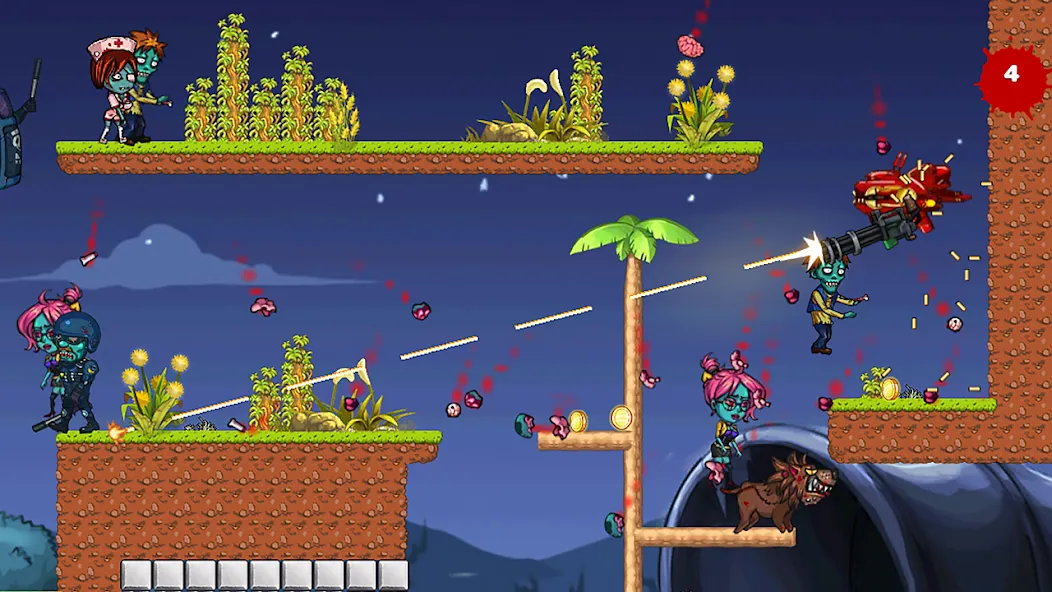 Zombie Killer: Doomsday Hero (Зомби Киллер) МОД/Взлом [Деньги, Монеты и Меню MOD] Screenshot 5