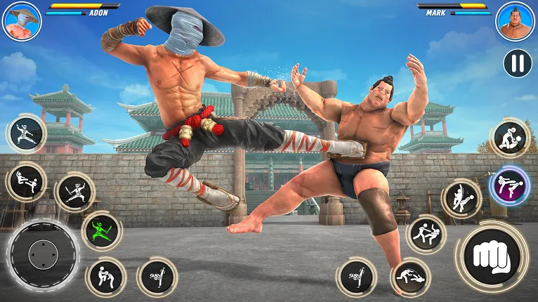 Kung Fu karate: Fighting Games МОД/Взлом [Много денег, Монет и Все открыто] Screenshot 4