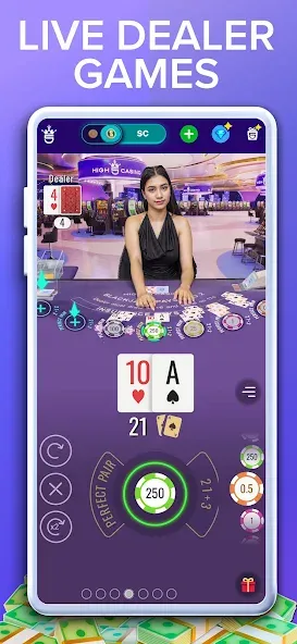 High 5 Casino: Real Slot Games (Хай 5 Казино) МОД/Взлом [Много монет, Открытые уровни и Мега MOD] Screenshot 4