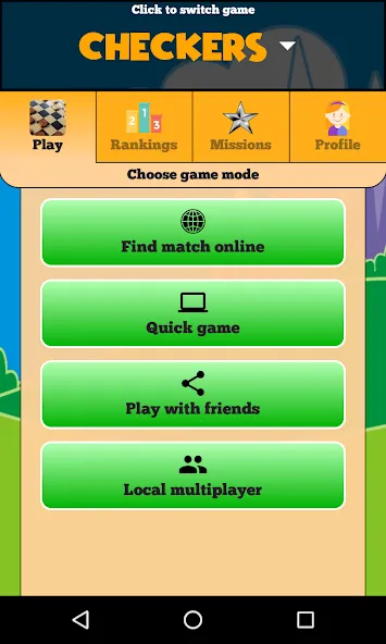 Checkers Online - Duel friends (Чеккерс Онлайн) МОД/Взлом [Много денег, Монет и Все открыто] Screenshot 3