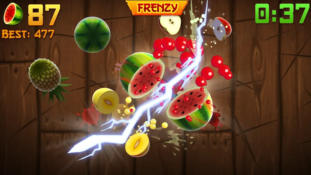 Fruit Ninja® (Фрут Ниндзя) МОД/Взлом [Меню, Бесконечные монеты и Открытые уровни] Screenshot 1