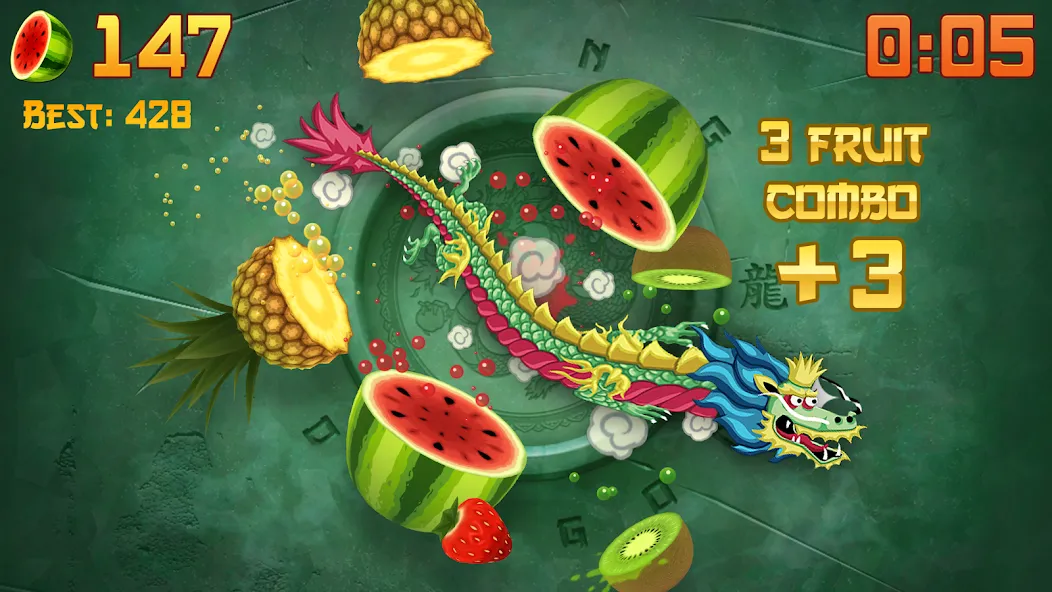 Fruit Ninja® (Фрут Ниндзя) МОД/Взлом [Меню, Бесконечные монеты и Открытые уровни] Screenshot 4
