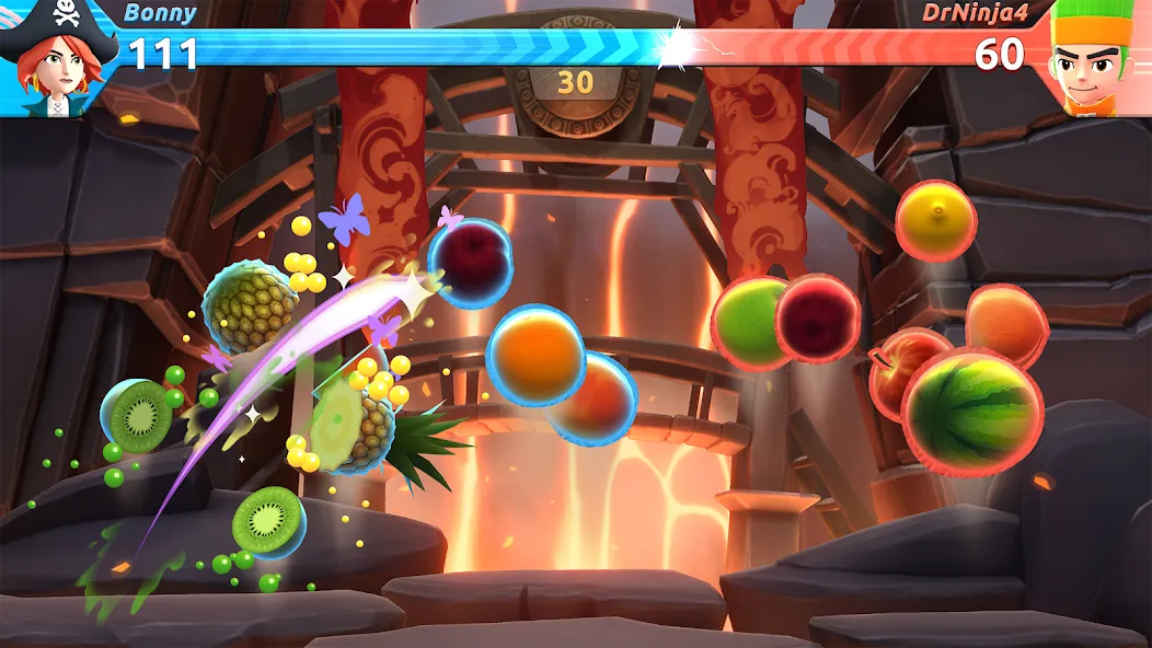 Fruit Ninja 2 Fun Action Games (Фрут Ниндзя 2) МОД/Взлом [Бесконечные деньги, Монеты и Мега MOD] Screenshot 2