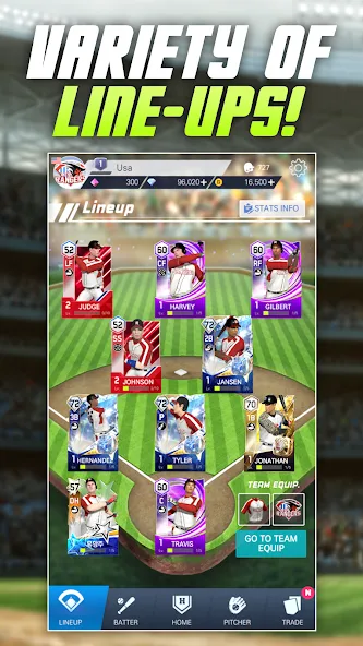 Baseball Play: Real-time PVP (Бейсбольная игра) МОД/Взлом [Меню, Бесконечные монеты и Открытые уровни] Screenshot 4