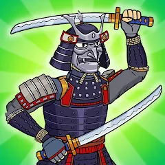 Скачать взломанную игру Crazy Samurai на Андроид бесплатно (Мод: много денег и открыты все мечи)