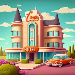 Скачать взломанную Merge Hotel: Family Story Game на Андроид (Много денег)