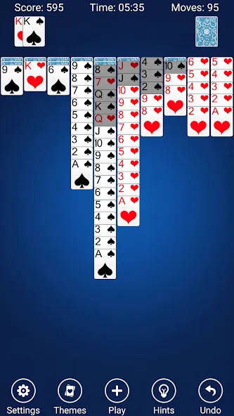 Spider Solitaire МОД/Взлом [Много монет, Открытые уровни и Мега MOD] Screenshot 4