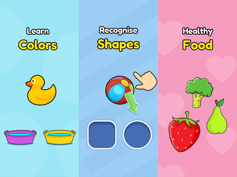 Bebi: Baby Games for 2-4y kids МОД/Взлом [Меню, Бесконечные монеты и Открытые уровни] Screenshot 1