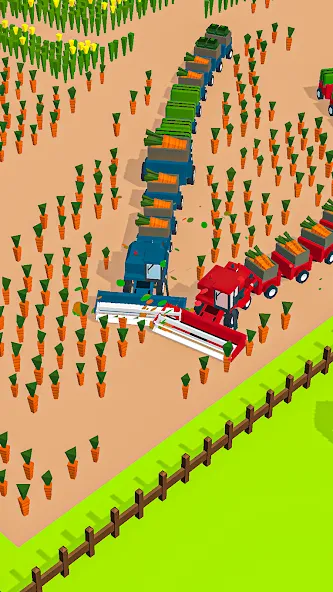 Harvest.io – 3D Farming Arcade МОД/Взлом [Много монет, Открытые уровни и Мега MOD] Screenshot 4