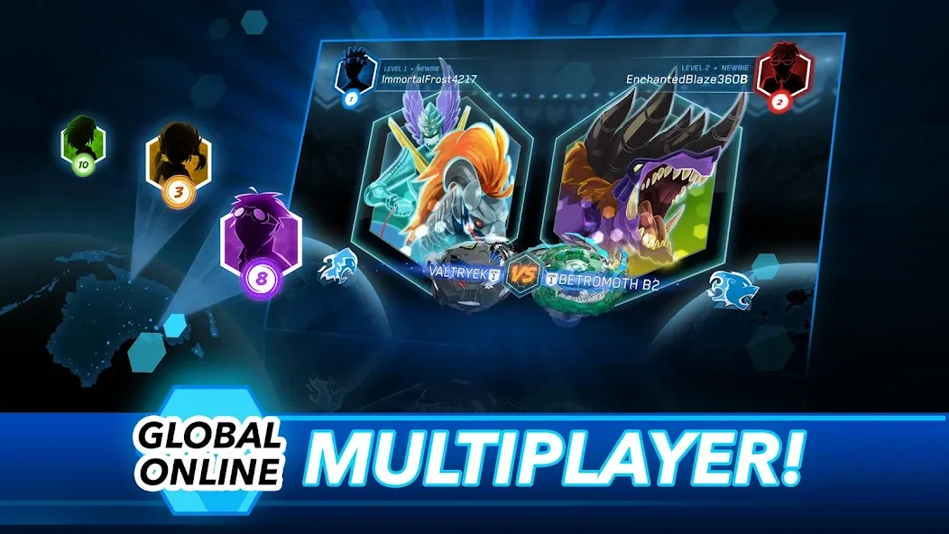 BEYBLADE BURST app (Бейблейд Брст приложение) МОД/Взлом [Меню, Бесконечные монеты и Открытые уровни] Screenshot 3
