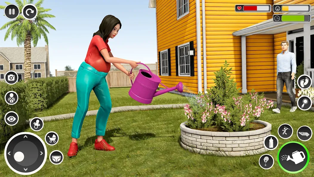Pregnant Mom Simulator Games МОД/Взлом [Все открыто, Дополнительные деньги и Меню MOD] Screenshot 4