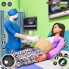 Скачать Взломанная Pregnant Mom Simulator Games на Андроид (Много денег)