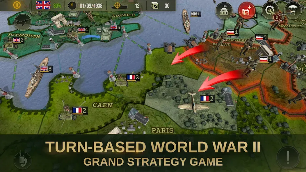 Strategy&Tactics 2: WWII МОД/Взлом [Бесконечные деньги, Монеты и Мега MOD] Screenshot 1