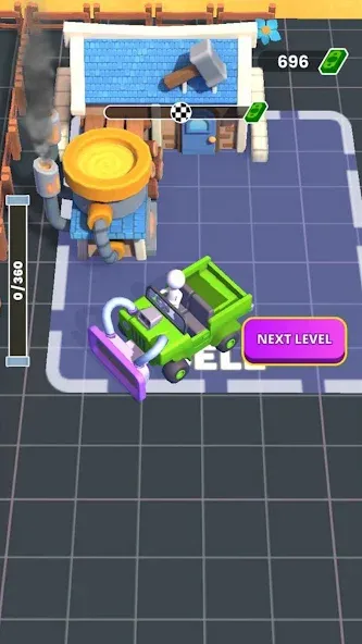 Sand Miner: Idle Mining Game (Сэнд Майнер) МОД/Взлом [Много монет, Открытые уровни и Мега MOD] Screenshot 1