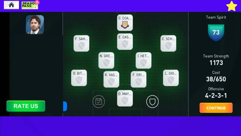PESfOOTBALL MOBILE 2023 (ПЕСФУТБОЛ МОБИЛЬНАЯ 2023) МОД/Взлом [Бесконечные деньги, Монеты и Мега MOD] Screenshot 3
