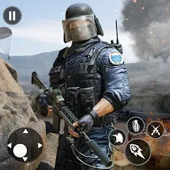 Скачать Взломанная Gun Shooting Games Fps Offline на Андроид (много денег)