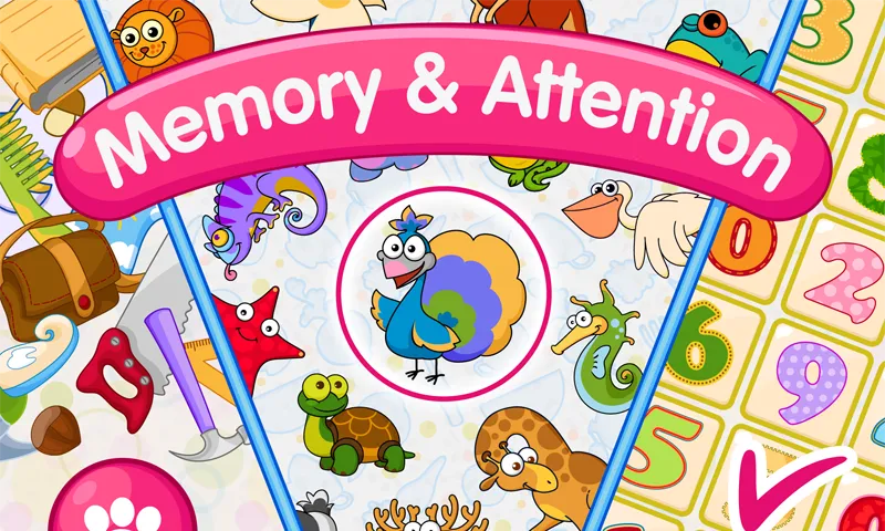 Memory & Attention Training МОД/Взлом [Все открыто, Дополнительные деньги и Меню MOD] Screenshot 1
