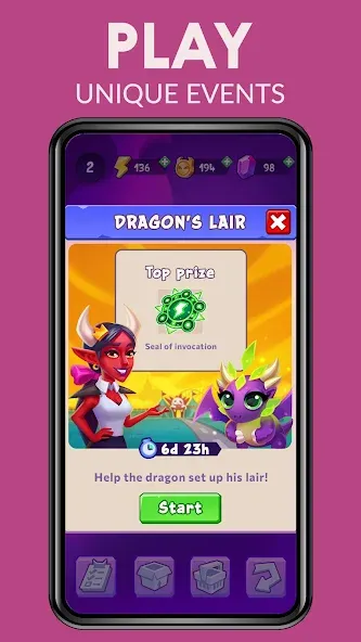 Hell Merge (Хелл Мердж) МОД/Взлом [Бесконечные деньги, Монеты и Мега MOD] Screenshot 3
