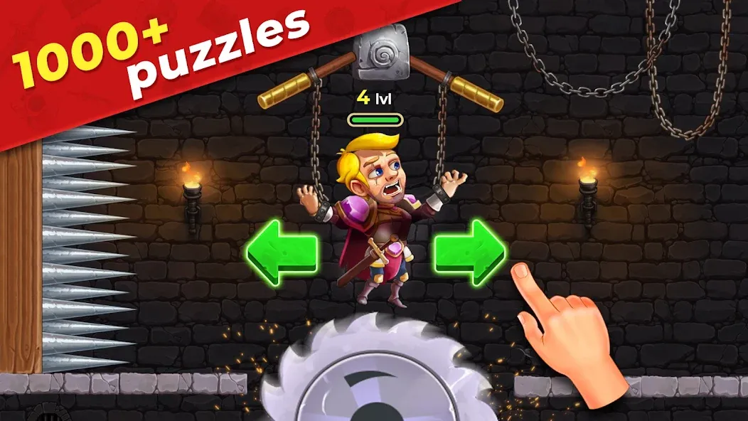 Mr. Knight: Pin Puzzles — скриншот 1